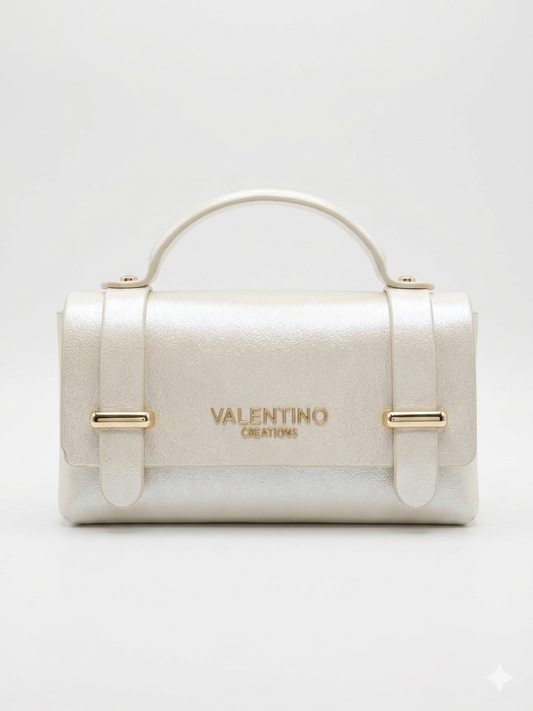 Borsa a Mano Valentino Creations – Nera Laminata