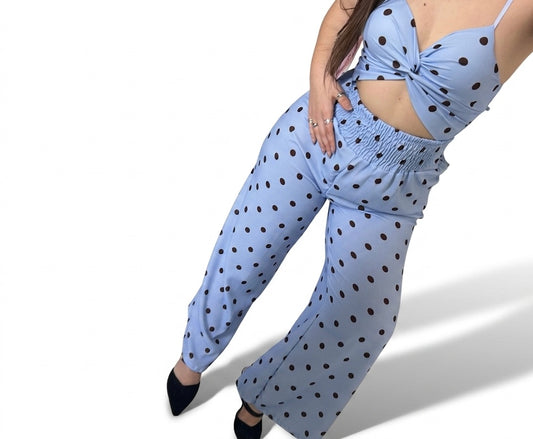 Completo a Pois – Top e Pantalone