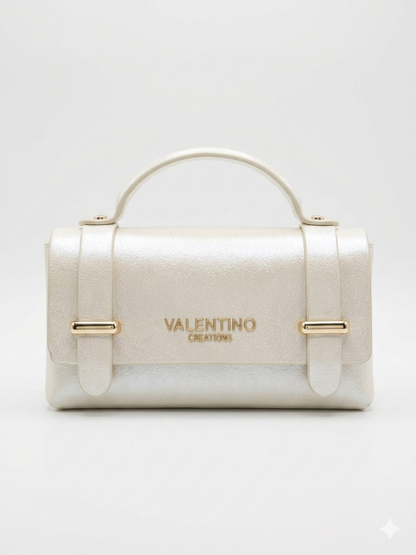 Borsa a Mano Valentino Creations – Nera Laminata